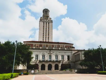 Data recovery services in Austin located near the iconic UT Tower.