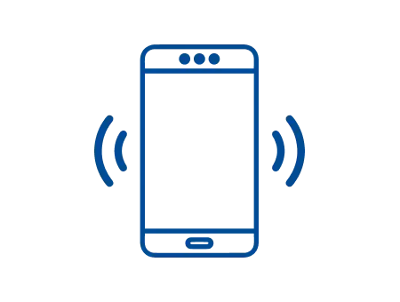 An icon of a smartphone